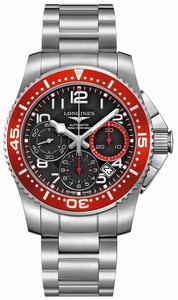 Longines Hydroconquest Automatic Chronograph Date Stainless Steel Watch# L3.696.4.59.6 (Men Watch)