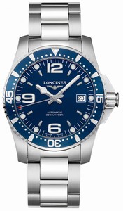 Longines Hydroconquest Automatic Blue Dial Date Stainless Steel Watch# L3.741.4.96.6 (Men Watch)