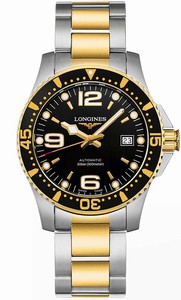 Longines Hydroconquest Automatic Black Dial Date Stainless Steel Watch# L3.742.3.56.7 (Men Watch)