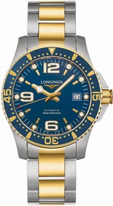 Longines Hydroconquest Automatic Blue Dial Date Two Tone Stainless Steel Watch# L3.742.3.96.7 (Men Watch)