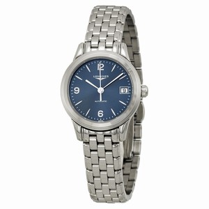 Longines Blue Automatic Watch #L4.274.4.96.6 (Women Watch)