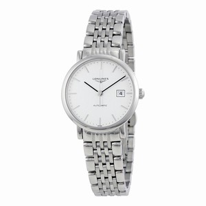 Longines White Dial Stainless Steel Band Watch #L4.310.4.12.6 (Women Watch)
