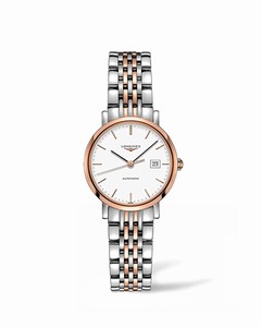 Longines White Dial Rose Gold Band Watch #L4.310.5.12.7 (Women Watch)