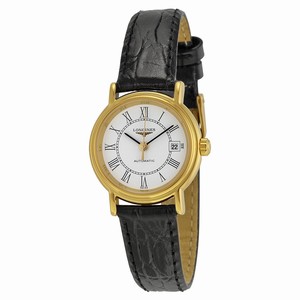 Longines White Automatic Watch #L4.321.2.11.2 (Women Watch)