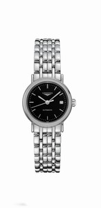 Longines Presence Automatic Black Dial Date Stainless Steel Watch# L4.321.4.52.6 (Women Watch)