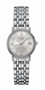 Longines Presence Automatic Silver Dial Date Stainless Steel Watch# L4.321.4.75.6 (Women Watch)