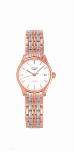Longines Lyre Automatic White Dial Date Stainless Steel Watch# L4.360.1.12.7 (Women Watch)