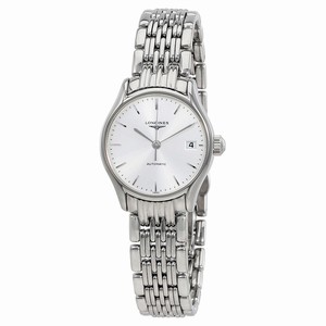 Longines Silver Dial Automatic Watch #L4.360.4.72.6 (Women Watch)