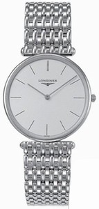 Longines Silver Dial Stainless-steel-white-gold Band Watch #L4.691.6.72.6 (Men Watch)