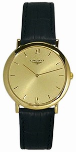 Longines Gold Tone Dial Watch #L4.710.6.35.2 (Men Watch)