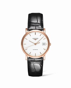 Longines White Dial Rose Gold Band Watch #L4.778.8.12.0 (Women Watch)