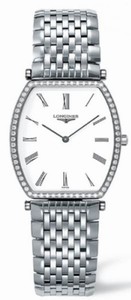 Longines Quartz Stainless Steel White Dial Stainless Steel Band Watch #L4.788.0.11.6 (Women Watch)