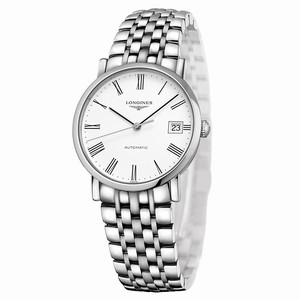 Longines White Dial Fixed Band Watch #L4.809.4.11.6 (Men Watch)