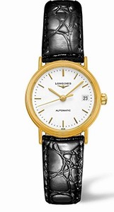 Longines White Dial Calendar Watch #L4.821.2.12.2 (Women Watch)