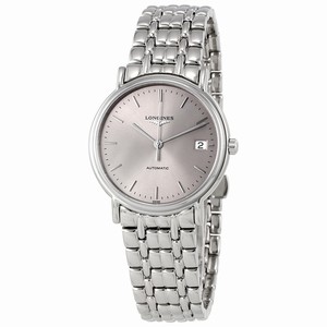 Longines Silver Automatic Watch #L4.821.4.72.6 (Women Watch)