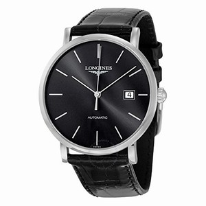Longines Black Dial Fixed Band Watch #L4.910.4.72.2 (Men Watch)