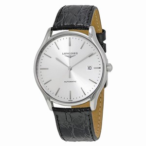 Longines Silver Automatic Watch #L4.960.4.72.2 (Men Watch)