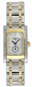 Longines Dolcevita Quartz Diamonds Indexes Diamonds Bezel Stainless Steel and 18ct Gold Watch# L5.155.5.09.7 (Women Watch)