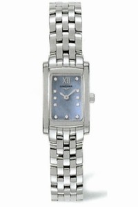 Longines Blue Mother-of-pearl Dial Stainless Steel Band Watch #L5.158.4.83.6 (Women Watch)