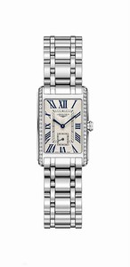 Longines DolceVita Quartz Roman Numerals Dial Diamond Bezel Stainless Steel Watch# L5.255.0.71.6 (Women Watch)