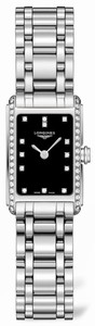 Longines DolceVita Quartz Diamond Hour Markers Diamond Case Stainless Steel Watch# L5.258.0.57.6 (Women Watch)