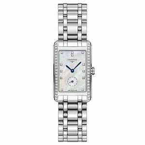 Longines Mother Of Pearl Dial Stainless Steel Band Watch #L5.512.0.87.6 (Women Watch)