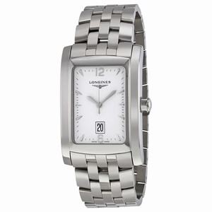 Longines White Quartz Watch #L5.686.4.16.6 (Unisex Watch)