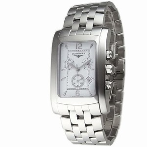Longines White Dial Fixed Stainless Steel Band Watch #L5.687.4.16.6 (Women Watch)