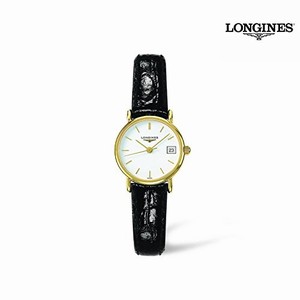Longines Quartz Leather Band Watch #L7.490.6.12.0 (Men Watch)