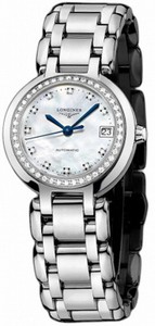 Longines Automatic Stainless Steel Diamond/mother Of Pearl Dial Stainless Steel Band Watch #L8.111.0.87.6 (Women Watch)