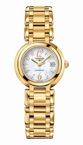 Longines Primaluna Automatic Mother of Pearl Dial Date 18ct Gold Watch# L8.111.6.83.6 (Women Watch)