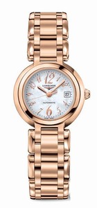Longines Primaluna Automatic Mother of Pearl Dial Date 18ct Rose Gold Watch# L8.111.8.83.6 (Women Watch)