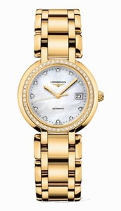 Longines Automatic 18kt Gold Diamond/mother Of Pearl Dial 18kt Gold Band Watch #L8.113.7.87.6 (Women Watch)