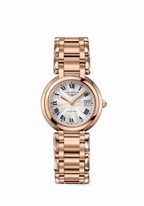 Longines Primaluna Automatic Silver Dial Roman Numerals Date 18ct Rose Gold Watch# L8.113.8.78.6 (Women Watch)