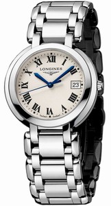 Longines Quartz Stainless Steel Silver Dial Stainless Steel Band Watch #L8.114.4.71.6 (Women Watch)