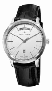 Maurice Lacroix Swiss Quartz Stainless Steel Watch #LC1007-SS001-130 (Men Watch)