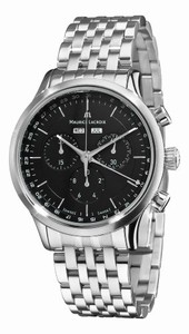 Maurice Lacroix Swiss Quartz Stainless Steel Watch #LC1008-SS002-330 (Men Watch)