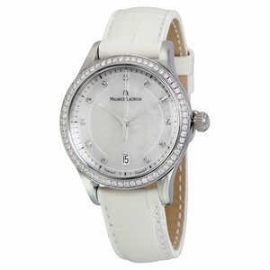 Maurice Lacroix Mother Of Pearl Quartz Watch #LC1026-SD501-170 (Women Watch)