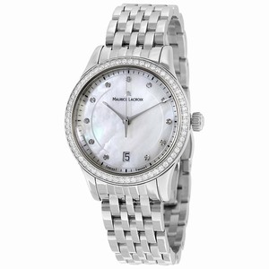 Maurice Lacroix Mother Of Pearl Quartz Watch #LC1026-SD502-170 (Women Watch)
