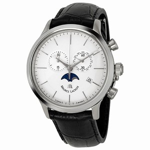 Maurice Lacroix Silver Quartz Watch #LC1148-SS001-130 (Men Watch)