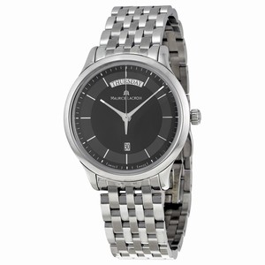 Maurice Lacroix Grey Quartz Watch #LC1227-SS002-331 (Men Watch)