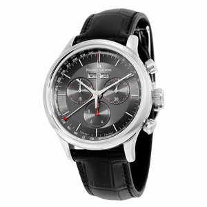 Maurice Lacroix Grey Quartz Watch #LC1228-SS001-330 (Men Watch)
