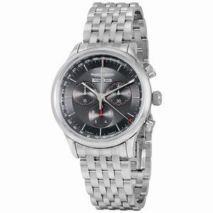 Maurice Lacroix Silver Quartz Watch #LC1228-SS002-330 (Men Watch)