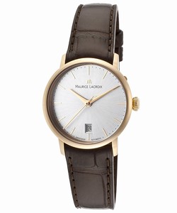 Maurice Lacroix Automatic self wind Dial color Silver-Tone Watch # LC6013-PG101-130 (Women Watch)