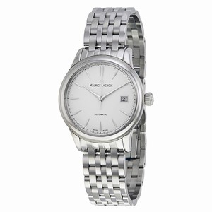 Maurice Lacroix Silver Automatic Watch #LC6027-SS002-130 (Men Watch)