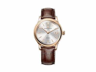 Maurice Lacroix Automatic self wind Band Color Gold Watch # LC6037-PG101-131-2 (Men Watch)