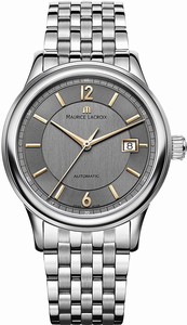 Maurice Lacroix Automatic Date Stainless Steel Watch # LC6098-SS002-320-1 (Men Watch)