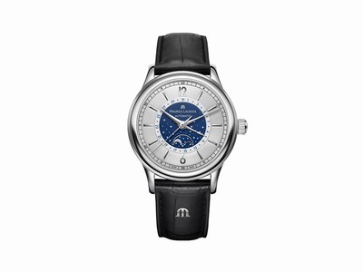 Maurice Lacroix Automatic self wind Dial color Silver Watch # LC6168-SS001-122-1 (Men Watch)