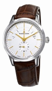 Maurice Lacroix Les Classiques Mechanical Hand Wind Power Reserve Indicator Small Second Hand Watch# LC7008-SS001-130 (Men Watch)