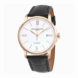 Baume & Mercier Automatic Dial Color White Watch #M0A10271 (Men Watch)